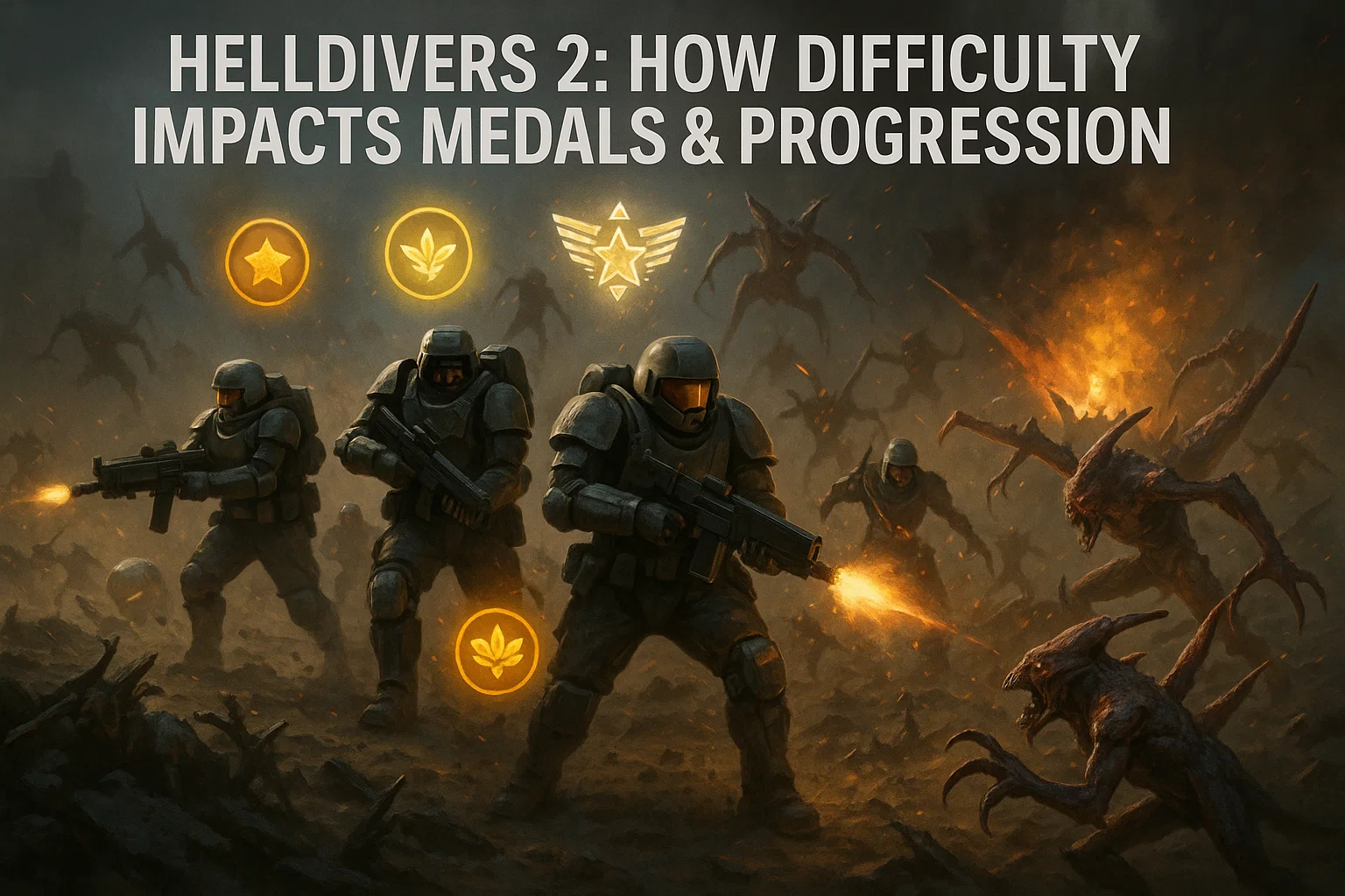 Helldivers 2: How Difficulty Affects Medals and Progression